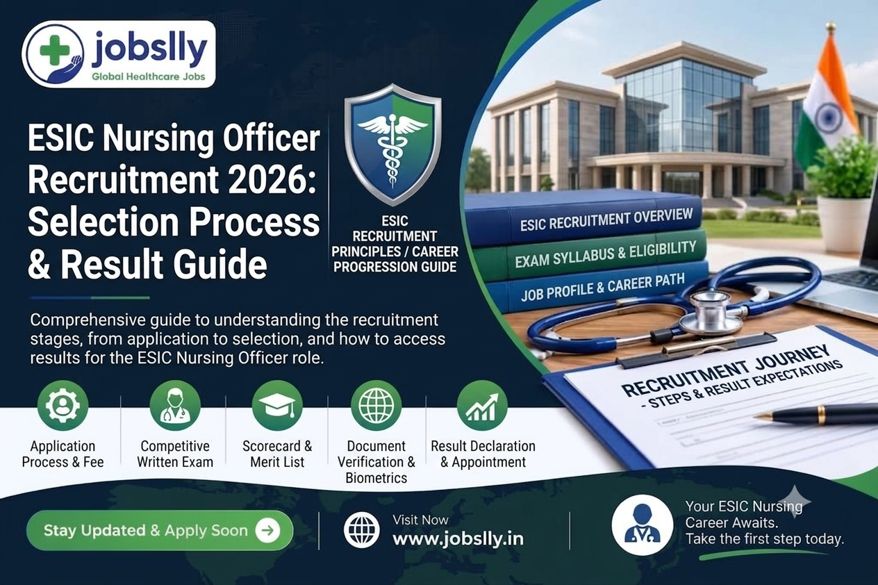 ESIC Nursing Officer Recruitment 2026: Selection Process & Result Guide - Jobslly Blog