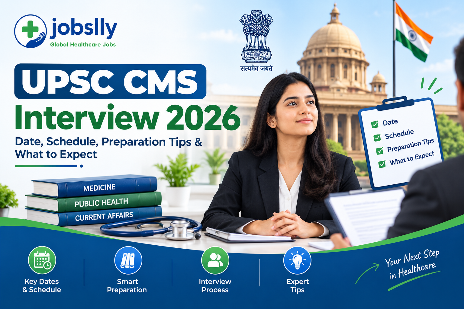 UPSC CMS Interview 2026: Date, Schedule, Preparation Tips & What to Expect - Jobslly Blog