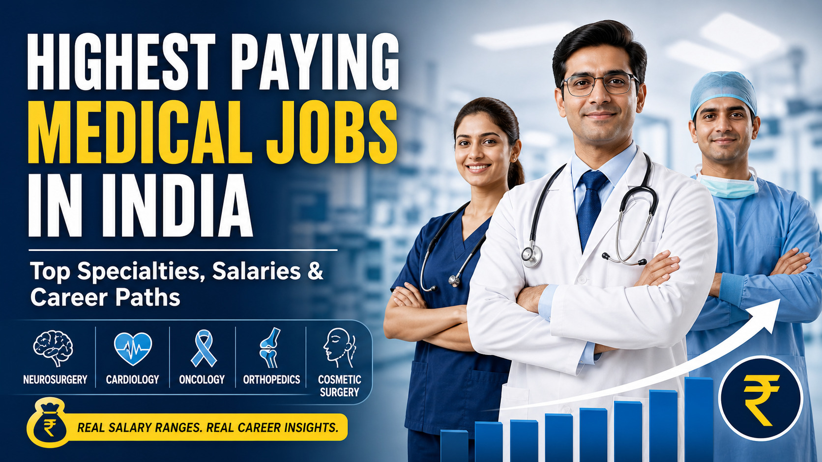 Highlest Payings Jobs in Healthcare India (2026): Specialists & Salaries - Jobslly Blog