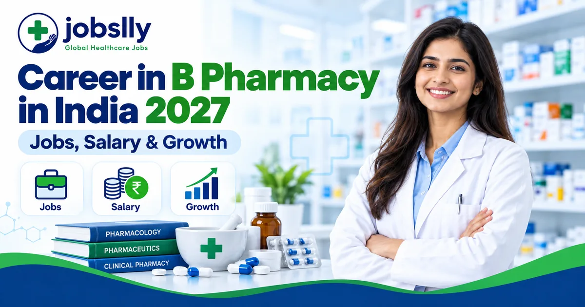 Career in B Pharmacy in India: Jobs, Salary & Growth 2027 - Jobslly Blog