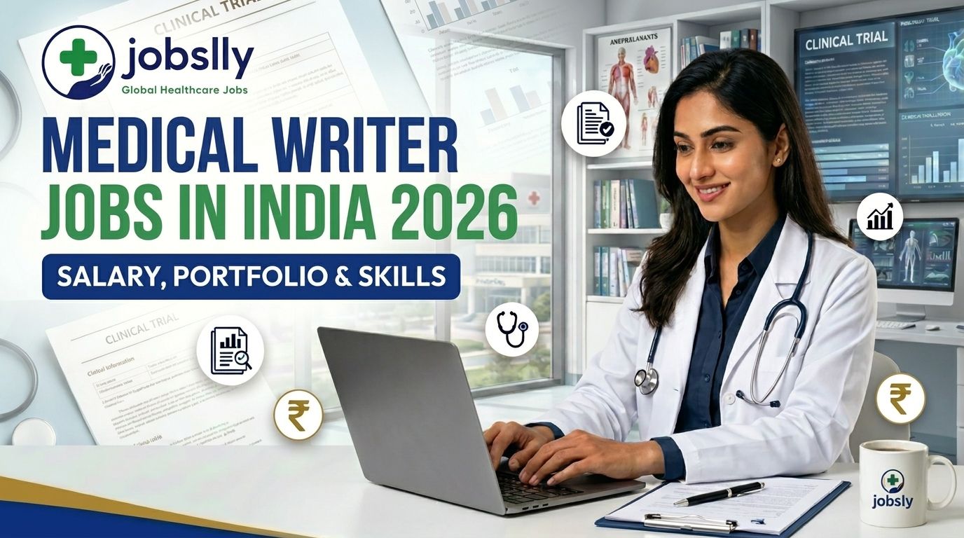 Medical Writer Jobs in India 2026: Salary, Portfolio & Skills Medical Writer Jobs in India 2026: Salary, Portfolio & Skills - Jobslly Blog