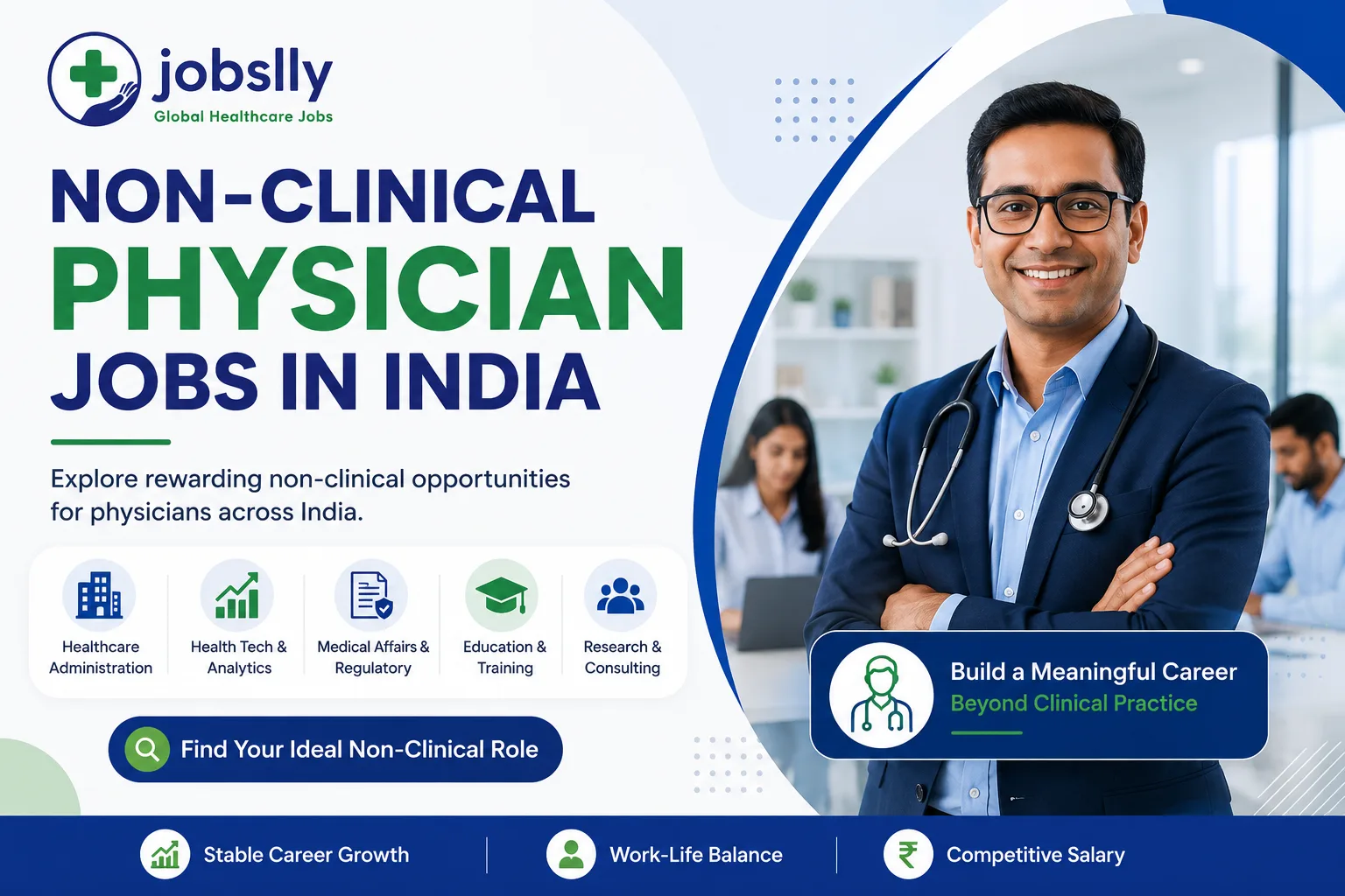 7 Most Popular Non-Clinical Physician Jobs in India  - Jobslly Blog