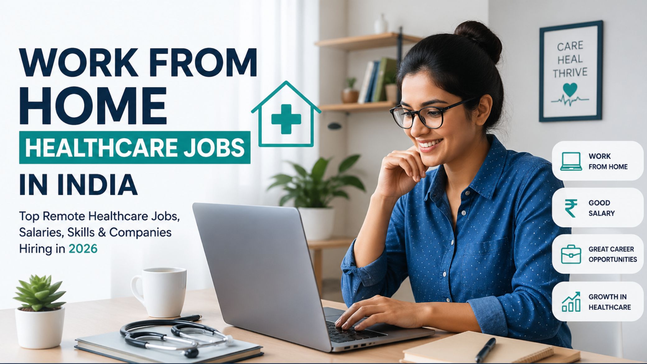 Work From Home Healthcare Jobs in India (2026 Guide)