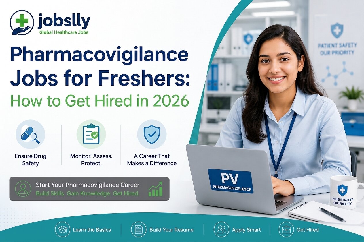 Pharmacovigilance Jobs for Freshers: How to Get Hired in 2026 - Jobslly Blog