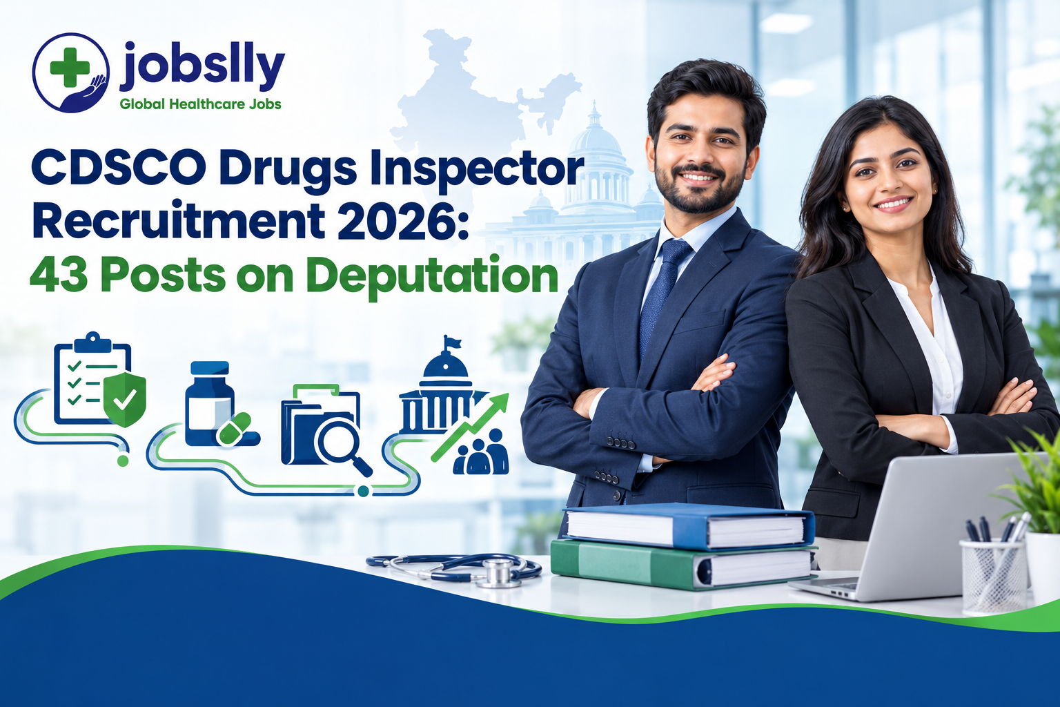 CDSCO Drugs Inspector Recruitment 2026 | 43 Posts on Deputation – Eligibility & Application Process CDSCO Drugs Inspector Recruitment 2026 | 43 Posts on Deputation – Eligibility & Application Process - Jobslly Blog