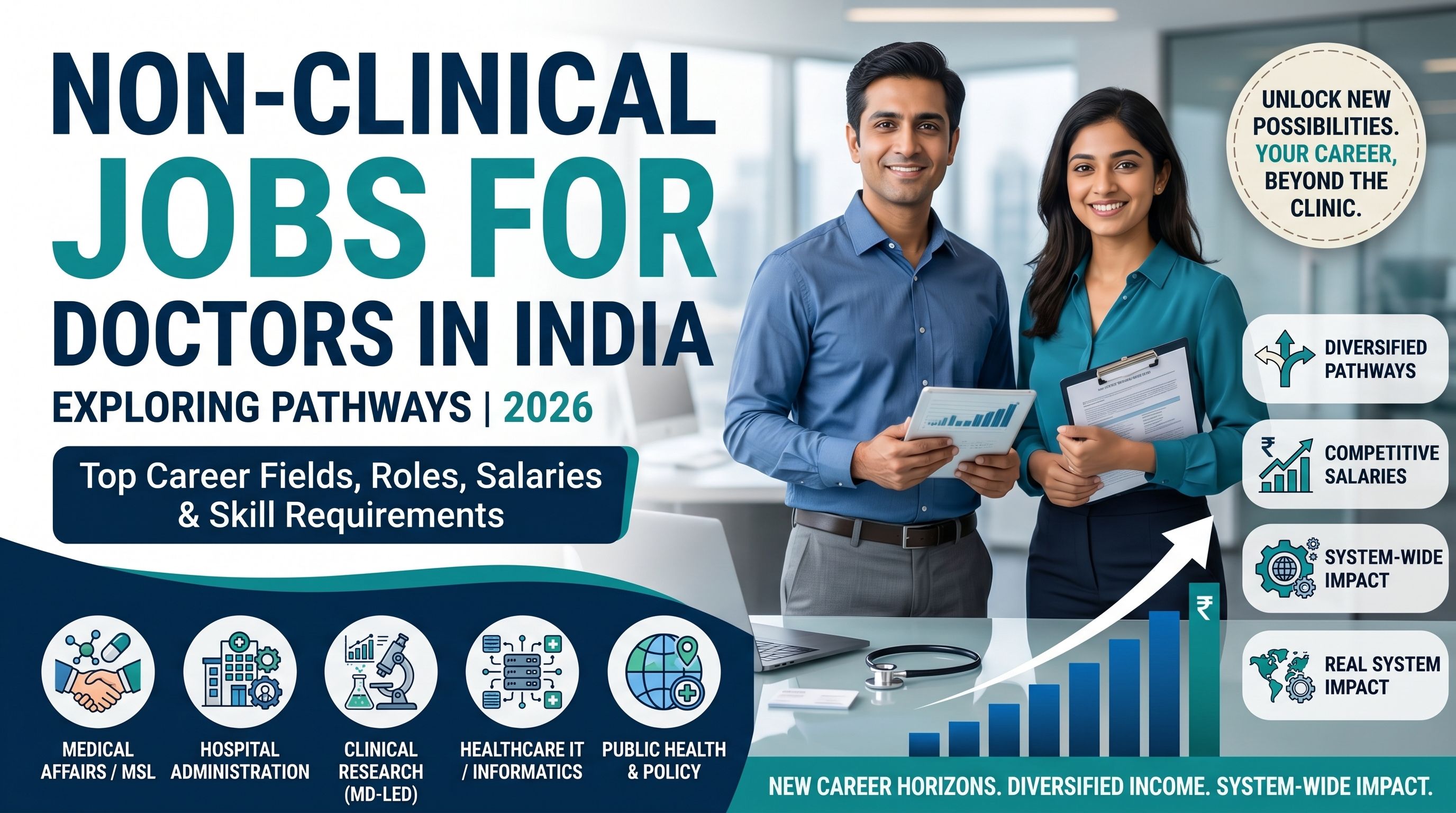 Best Non-Clinical Jobs for Doctors in 2026 - Jobslly Blog