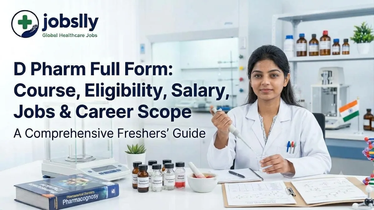 D Pharm Full Form: Course, Eligibility, Salary, Jobs & Career Scope - Jobslly Blog