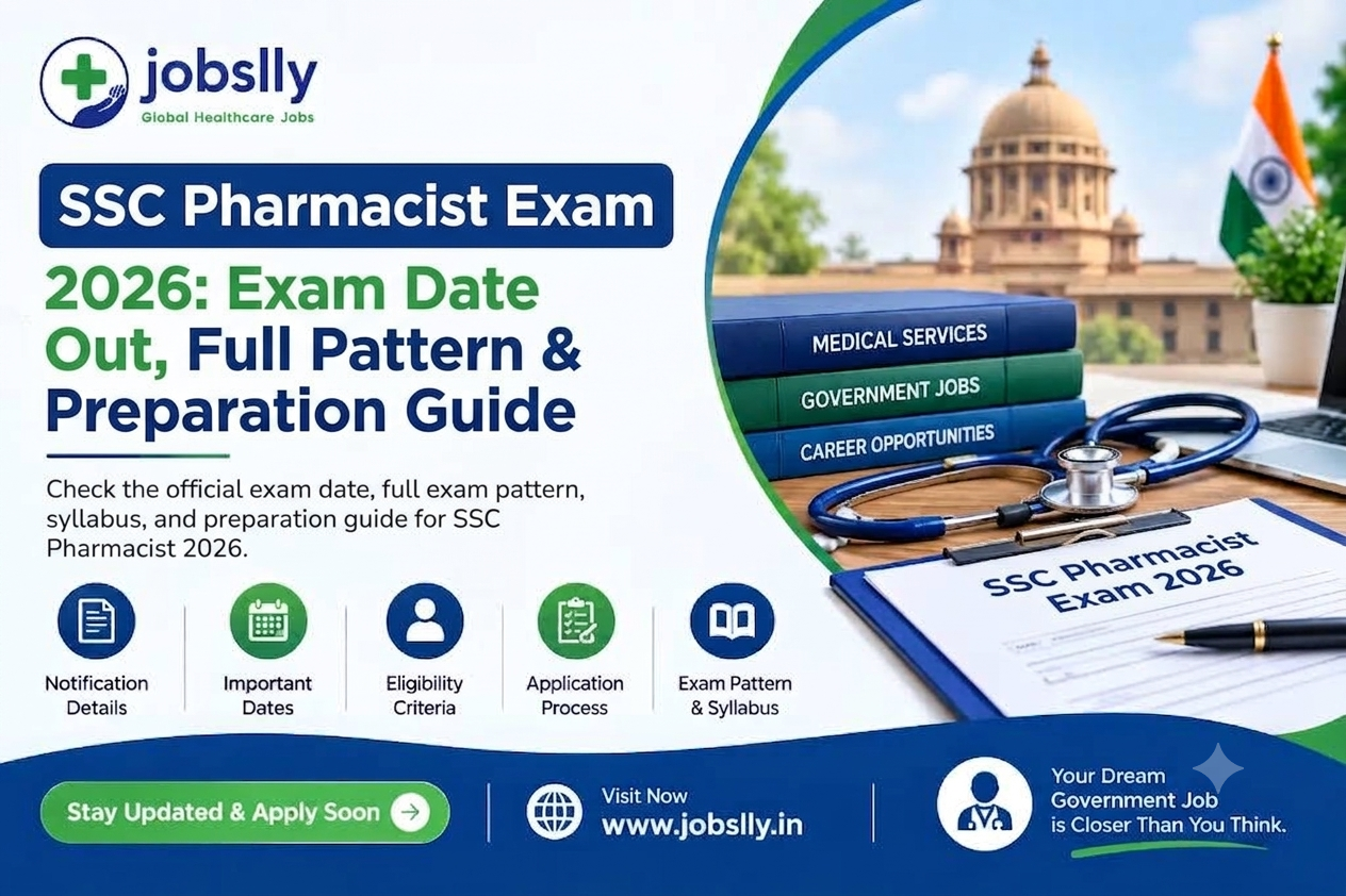 SSC Pharmacist Exam 2026: Exam Date Out, Full Pattern & Preparation Guide - Jobslly Blog