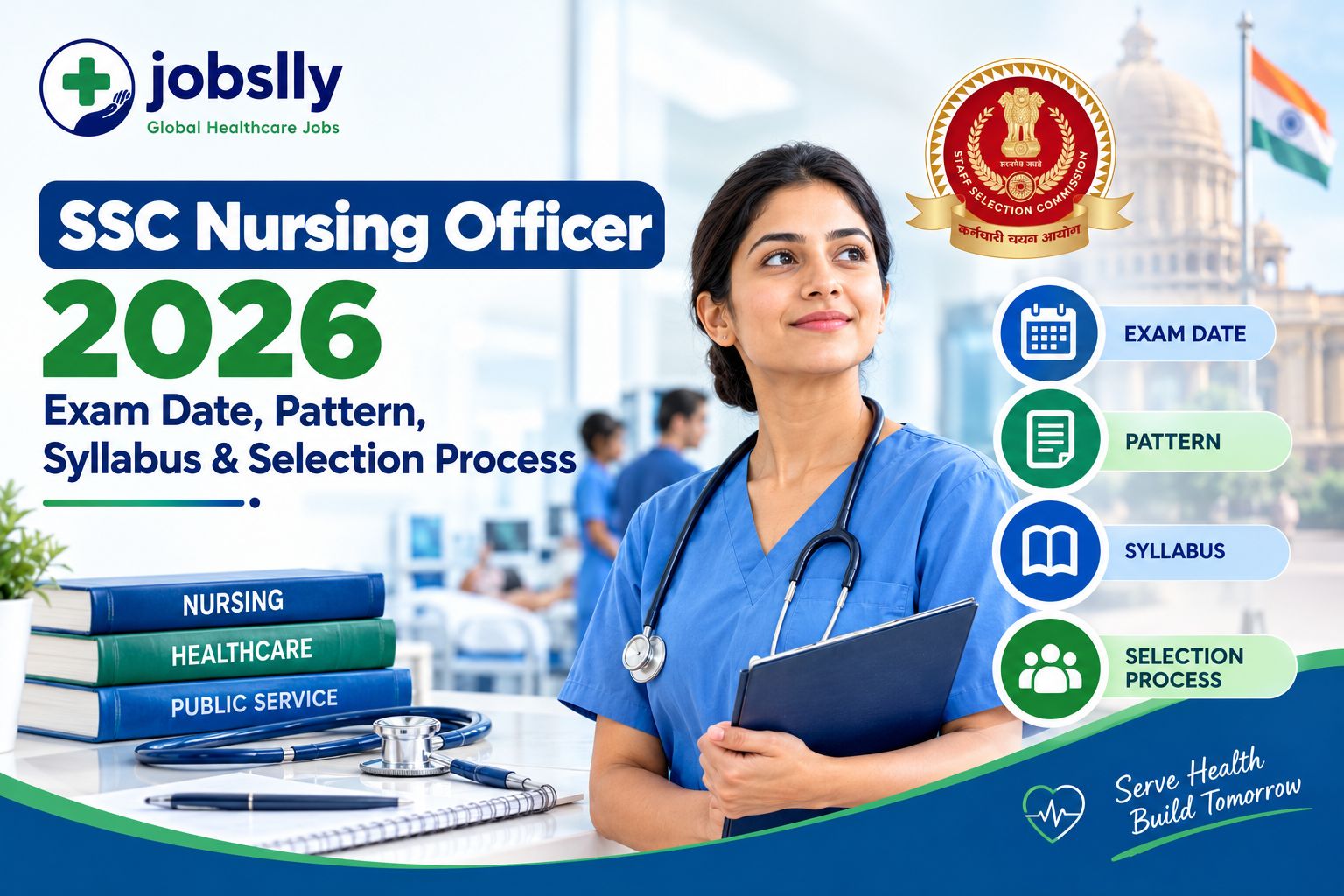 SSC Nursing Officer 2026: Exam Date, Pattern, Syllabus & Selection Process - Jobslly Blog
