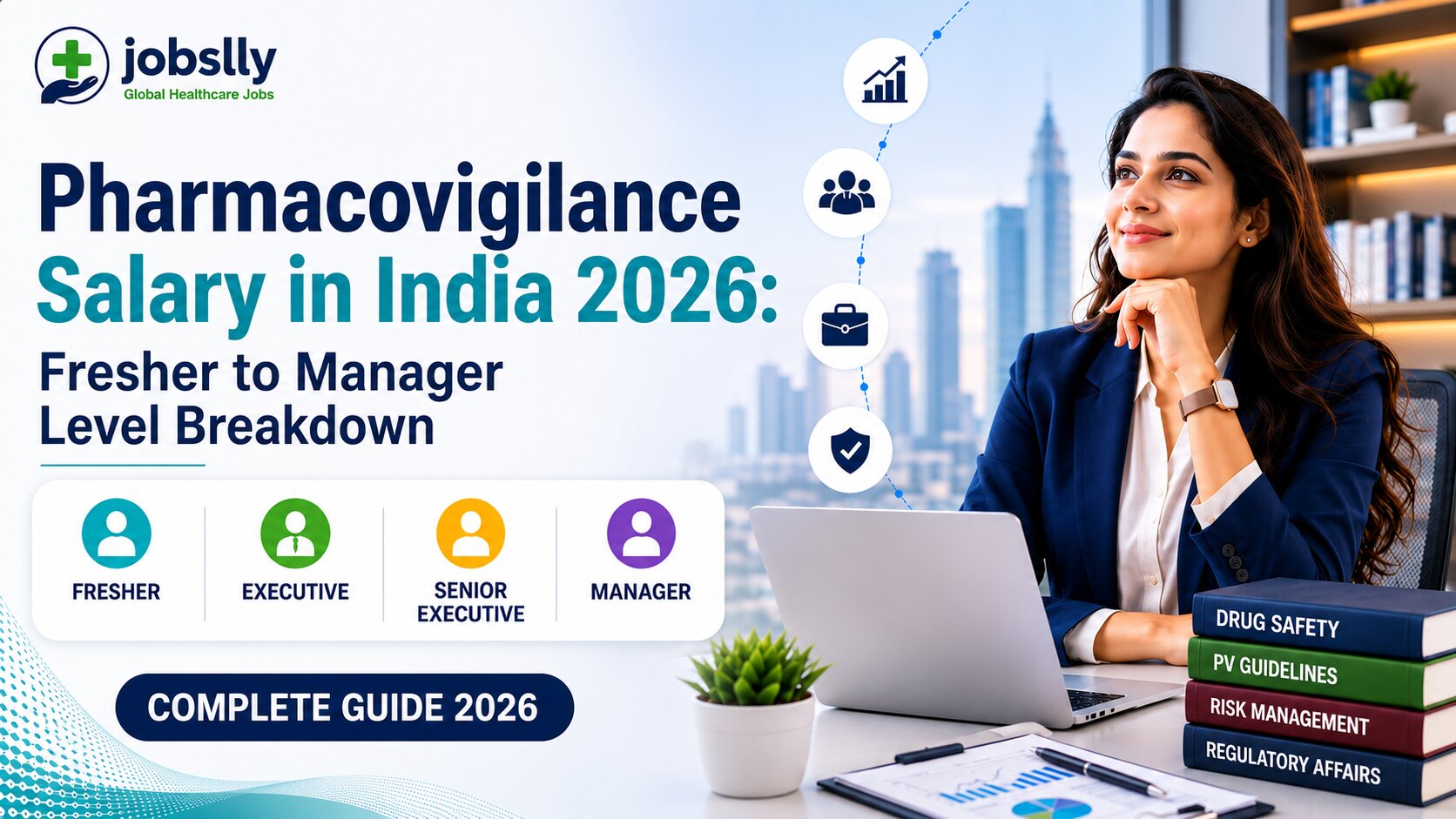 Pharmacovigilance Salary in India 2026: Fresher to Manager Level Breakdown Pharmacovigilance Salary in India 2026: Fresher to Manager Level Breakdown - Jobslly Blog